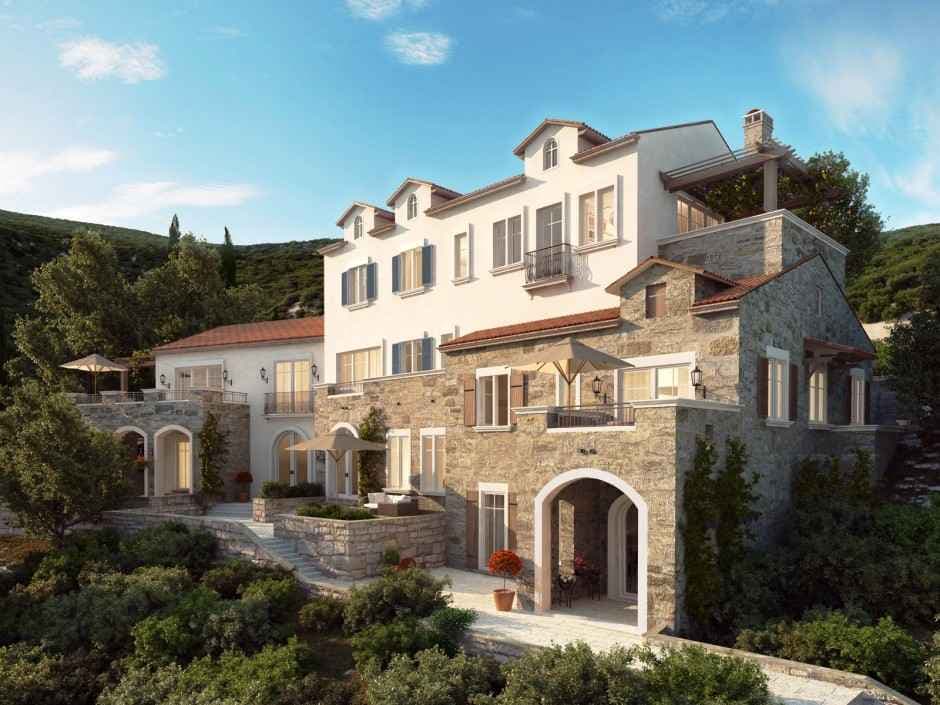 Luxurious apartments in Lustica