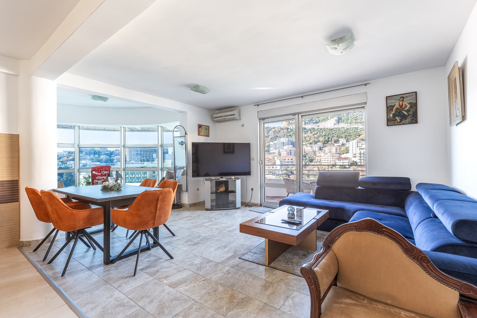 Apartmán 71 m² s výhľadom na more v Bečići